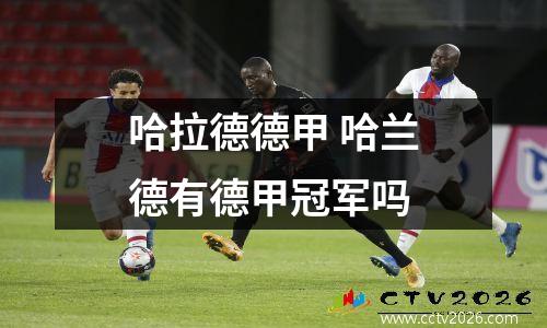 哈拉德德甲 哈兰德有德甲冠军吗