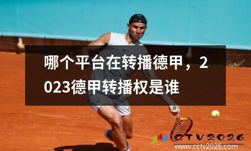 哪个平台在转播德甲，2023德甲转播权是谁