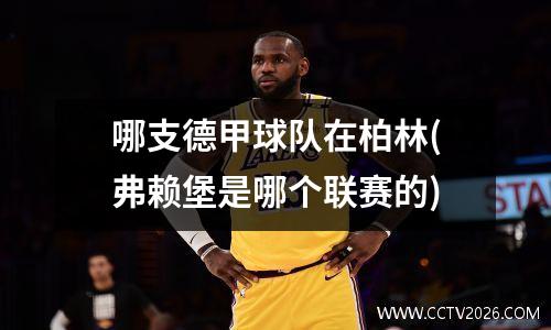 哪支德甲球队在柏林(弗赖堡是哪个联赛的)
