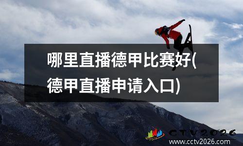哪里直播德甲比赛好(德甲直播申请入口)