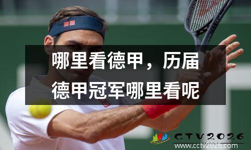 哪里看德甲，历届德甲冠军哪里看呢
