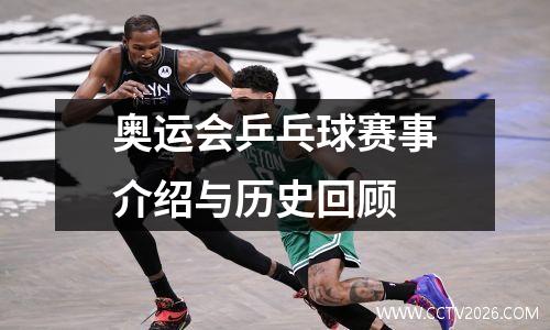 奥运会乒乓球赛事介绍与历史回顾