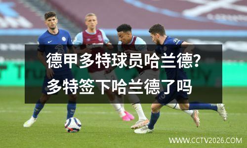 德甲多特球员哈兰德？多特签下哈兰德了吗