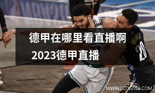 德甲在哪里看直播啊 2023德甲直播