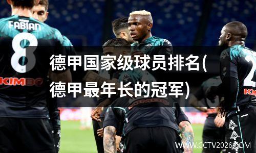 德甲国家级球员排名(德甲最年长的冠军)