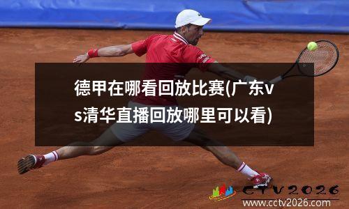 德甲在哪看回放比赛(广东vs清华直播回放哪里可以看)
