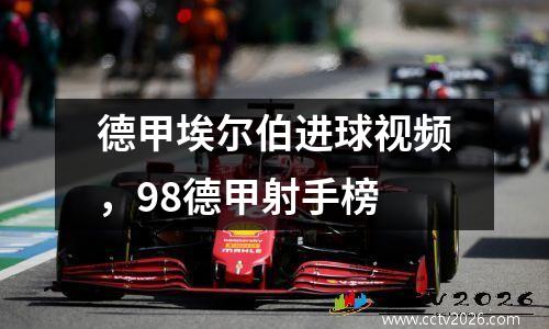 德甲埃尔伯进球视频，98德甲射手榜