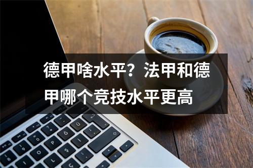 德甲啥水平？法甲和德甲哪个竞技水平更高