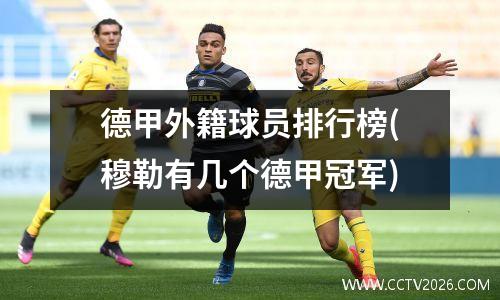 德甲外籍球员排行榜(穆勒有几个德甲冠军)
