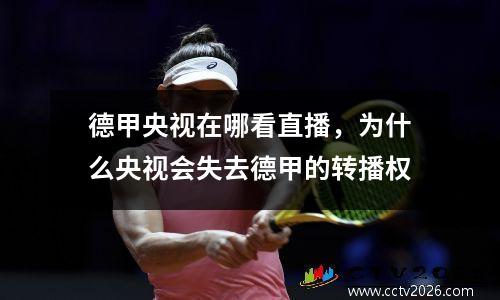 德甲央视在哪看直播，为什么央视会失去德甲的转播权