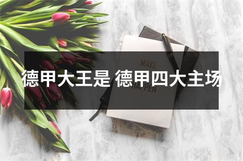 德甲大王是 德甲四大主场