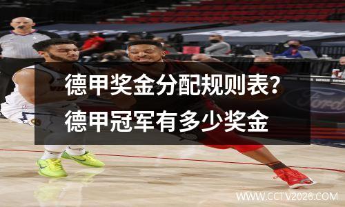 德甲奖金分配规则表？德甲冠军有多少奖金