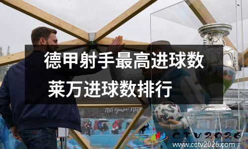 德甲射手最高进球数 莱万进球数排行