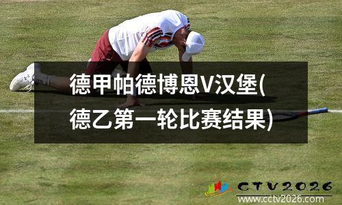 德甲帕德博恩V汉堡(德乙第一轮比赛结果)