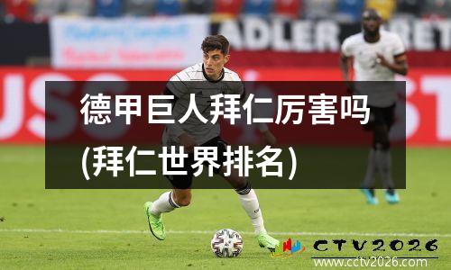 德甲巨人拜仁厉害吗(拜仁世界排名)