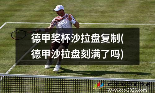 德甲奖杯沙拉盘复制(德甲沙拉盘刻满了吗)