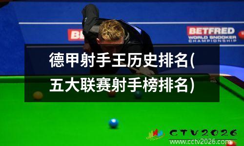 德甲射手王历史排名(五大联赛射手榜排名)