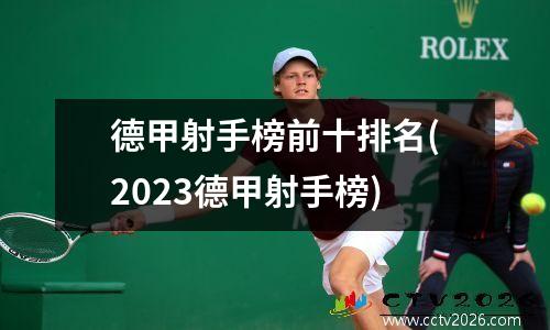 德甲射手榜前十排名(2023德甲射手榜)