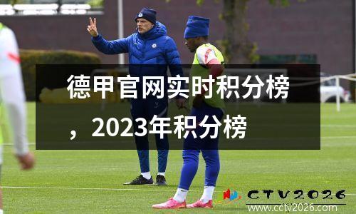 德甲官网实时积分榜，2023年积分榜
