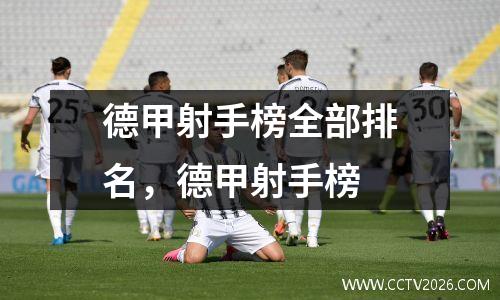 德甲射手榜全部排名，德甲射手榜