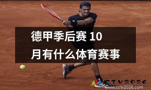 德甲季后赛 10月有什么体育赛事
