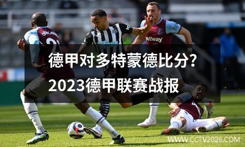 德甲对多特蒙德比分？2023德甲联赛战报