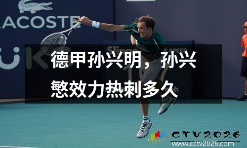 德甲孙兴明，孙兴慜效力热刺多久