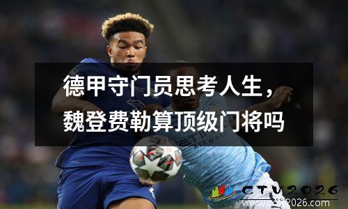 德甲守门员思考人生，魏登费勒算顶级门将吗