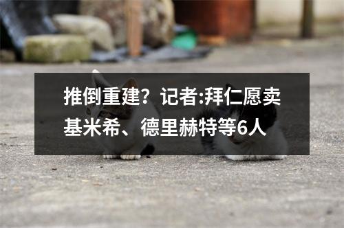 推倒重建？记者:拜仁愿卖基米希、德里赫特等6人