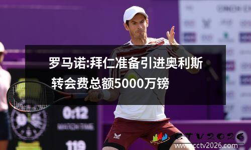 罗马诺:拜仁准备引进奥利斯 转会费总额5000万镑