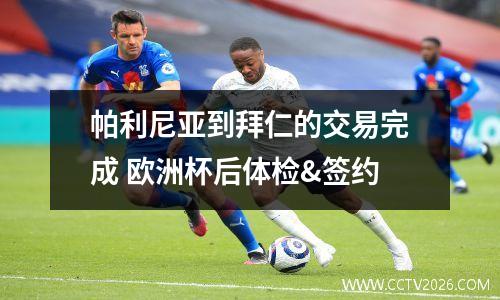 帕利尼亚到拜仁的交易完成 欧洲杯后体检&签约
