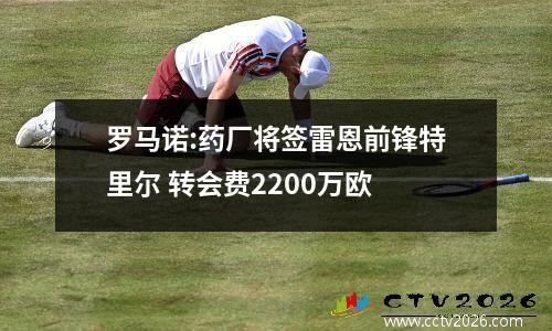 罗马诺:药厂将签雷恩前锋特里尔 转会费2200万欧