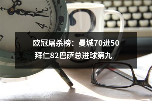 欧冠屠杀榜：曼城70进50 拜仁82巴萨总进球第九