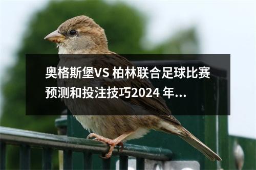 奥格斯堡VS 柏林联合足球比赛预测和投注技巧2024 年4 月12 日