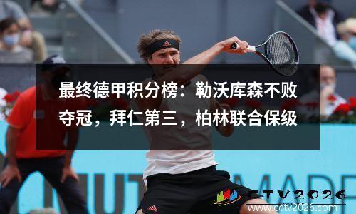 最终德甲积分榜：勒沃库森不败夺冠，拜仁第三，柏林联合保级