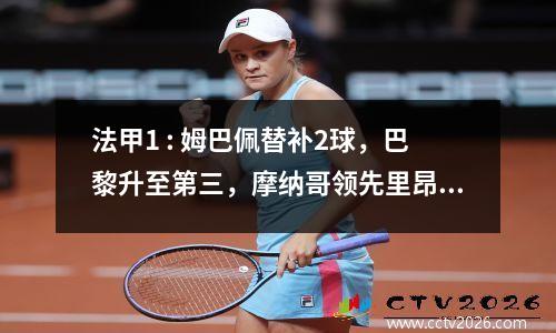 法甲1 : 姆巴佩替补2球，巴黎升至第三，摩纳哥领先里昂17，巴黎3:1，马赛3:0
