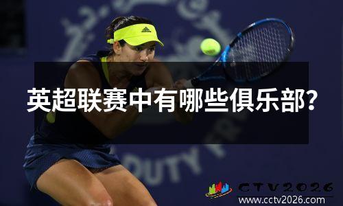 英超联赛中有哪些俱乐部？