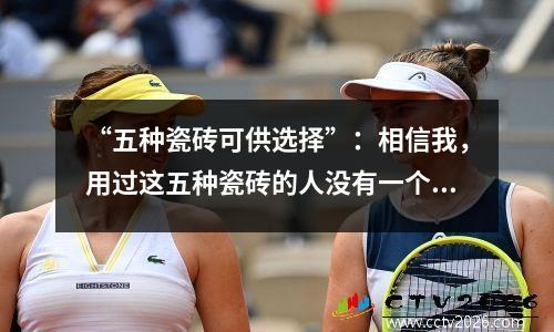 “五种瓷砖可供选择”：相信我，用过这五种瓷砖的人没有一个是非常满意的。