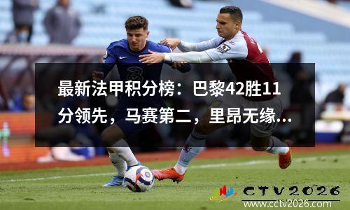 最新法甲积分榜：巴黎42胜11分领先，马赛第二，里昂无缘前五