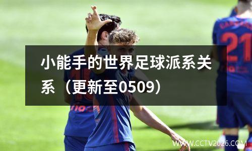 小能手的世界足球派系关系（更新至0509）