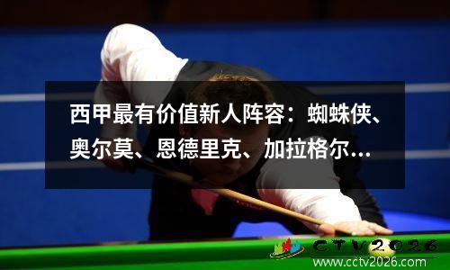 西甲最有价值新人阵容：蜘蛛侠、奥尔莫、恩德里克、加拉格尔上榜