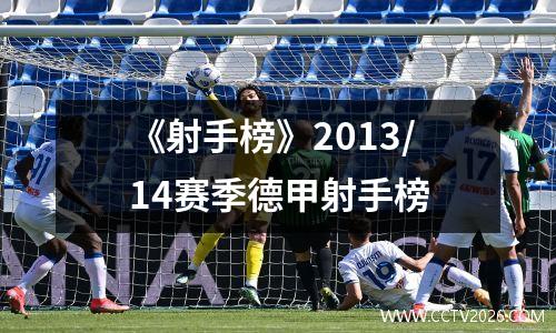 《射手榜》2013/14赛季德甲射手榜