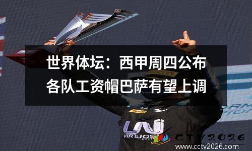 世界体坛：西甲周四公布各队工资帽巴萨有望上调