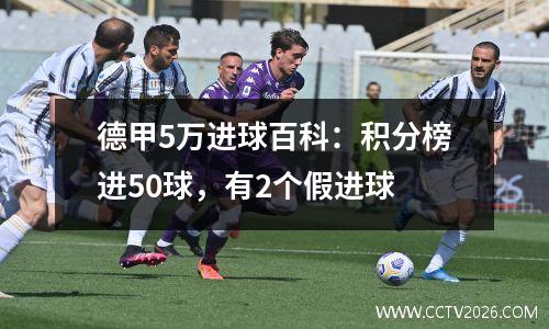 德甲5万进球百科：积分榜进50球，有2个假进球