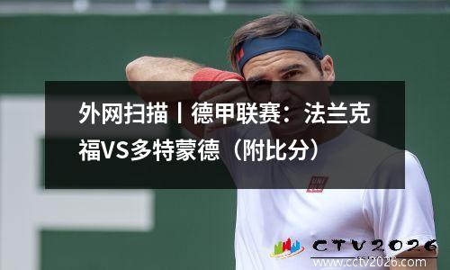 外网扫描丨德甲联赛：法兰克福VS多特蒙德（附比分）