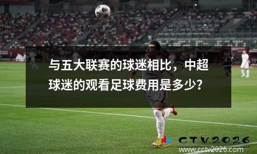 与五大联赛的球迷相比，中超球迷的观看足球费用是多少？