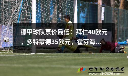 德甲球队票价最低：拜仁40欧元，多特蒙德35欧元，霍芬海姆仅18欧元