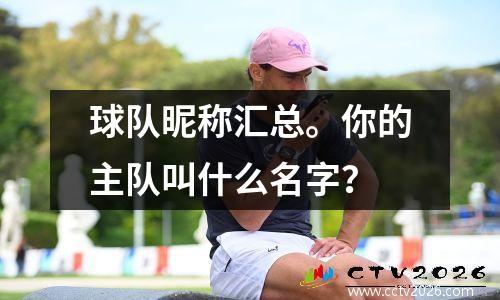 球队昵称汇总。你的主队叫什么名字？