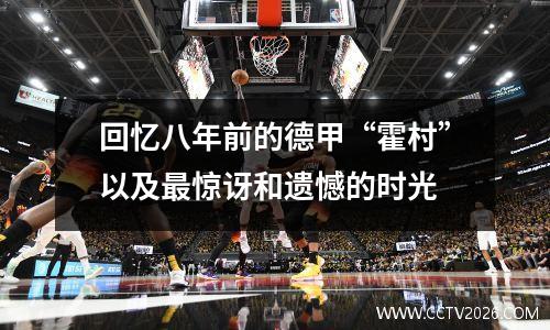 回忆八年前的德甲“霍村”以及最惊讶和遗憾的时光