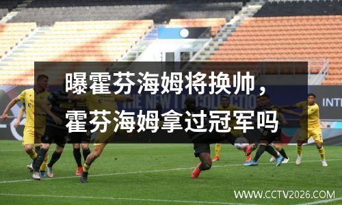 曝霍芬海姆将换帅，霍芬海姆拿过冠军吗